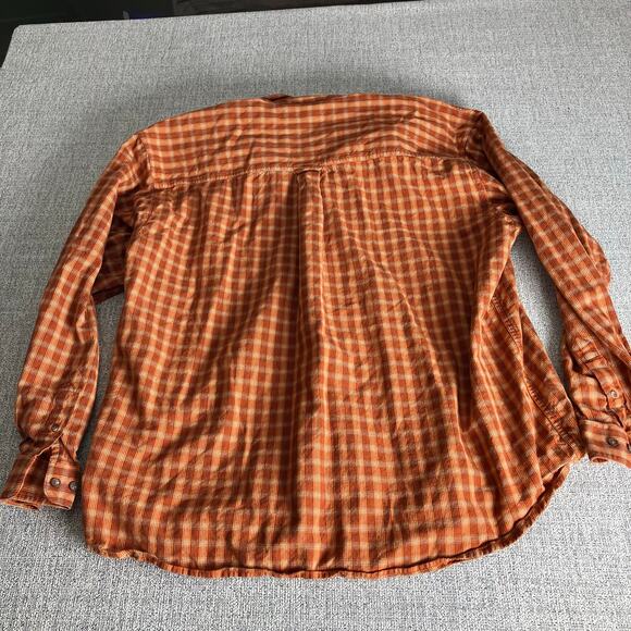 BIT & BRIDLE Western Long Sleeve Plaid Men's Button DownShirt - Size 2X - Picture 7 of 8